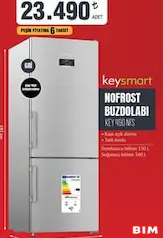 KEYSMART NOFROST KEY490NFS BUZDOLABI